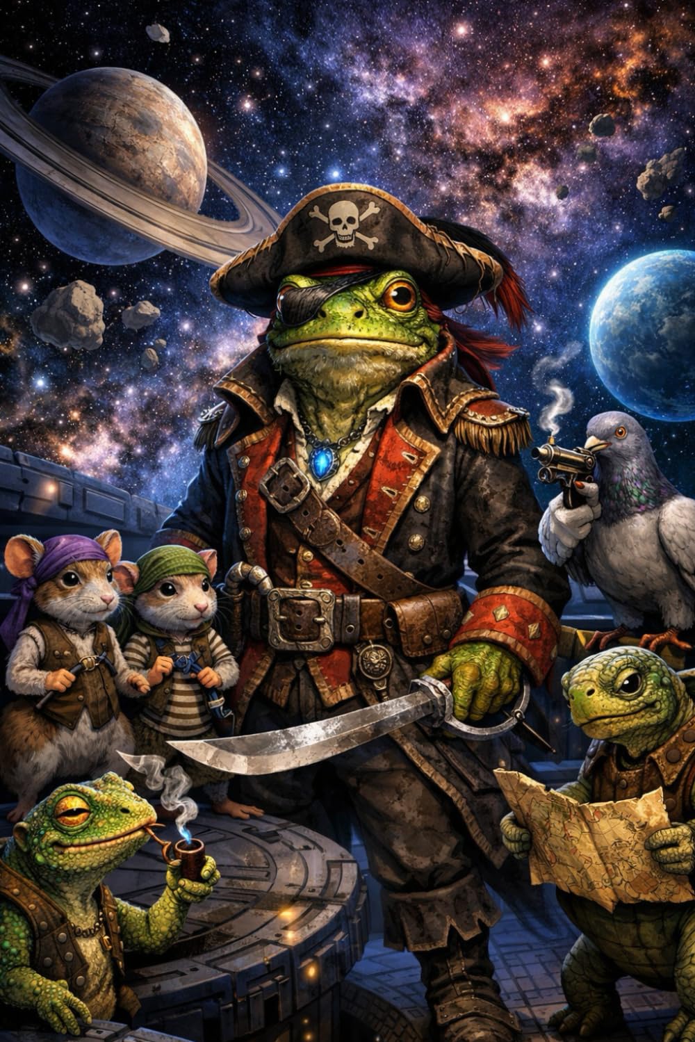 Captain Felrax & The Feel-Good Fleet: Book One ~ Froggy Foundations