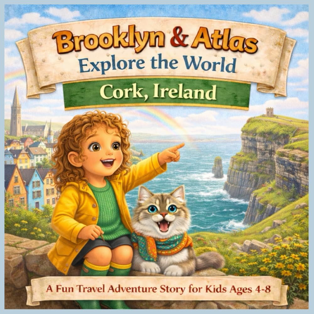 Brooklyn & Atlas Explore the World: Cork, Ireland: A Fun Travel Adventure Story for Kids 4-8