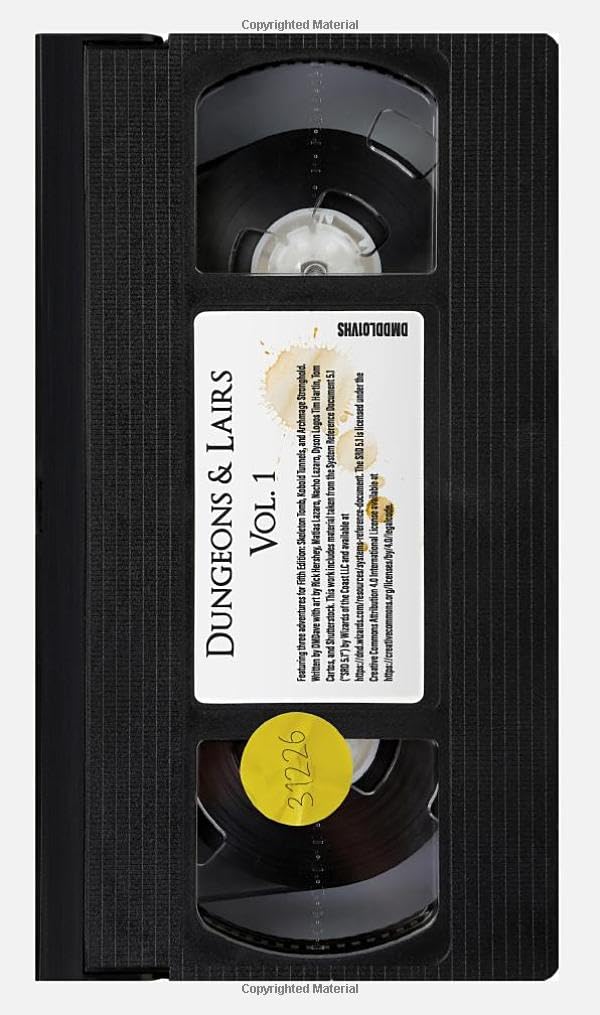 Dungeons & Lairs Volume 1 - Skeleton Tomb, Kobold Tunnels, Archmage Stronghold: VHS Collector's Edition