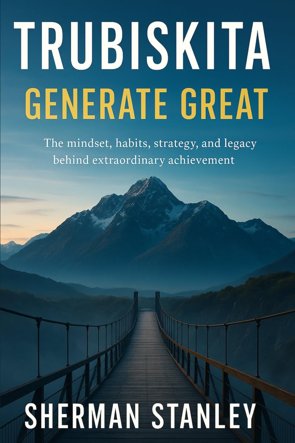 Trubiskita Generate Great: The mindset,habits,strategy, and legacy behind extraordinary achievement