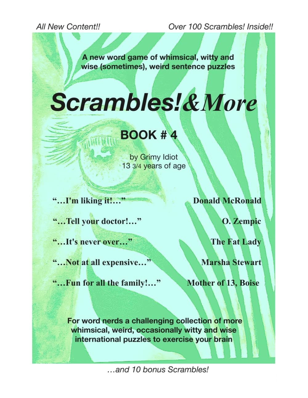 Scrambles!&More BOOK # 4 (Scrambles!ForYou)