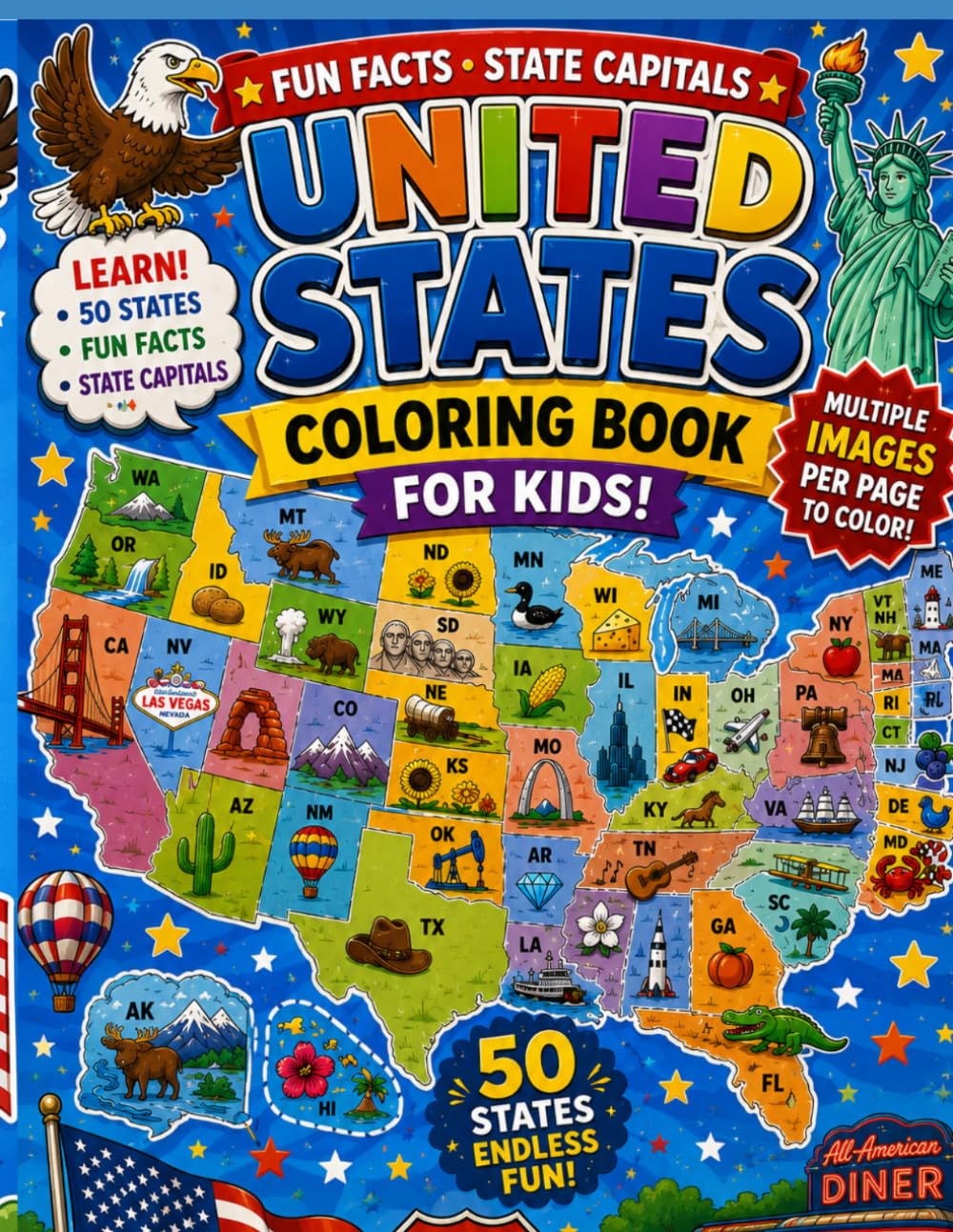 United States Coloring Book