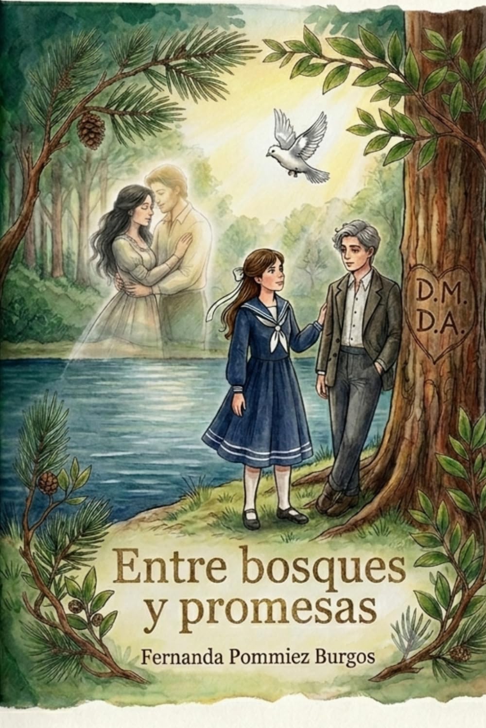 Entre bosques y promesas (Romance en el biobio) (Spanish Edition)