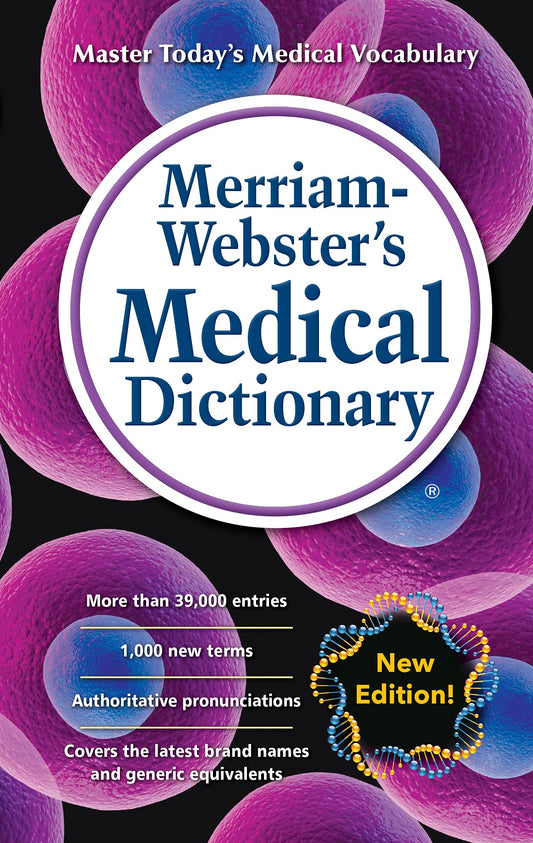 Merriam-Webster's Medical Dictionary, Newest Edition, (Mass-Market Paperback) - 4436