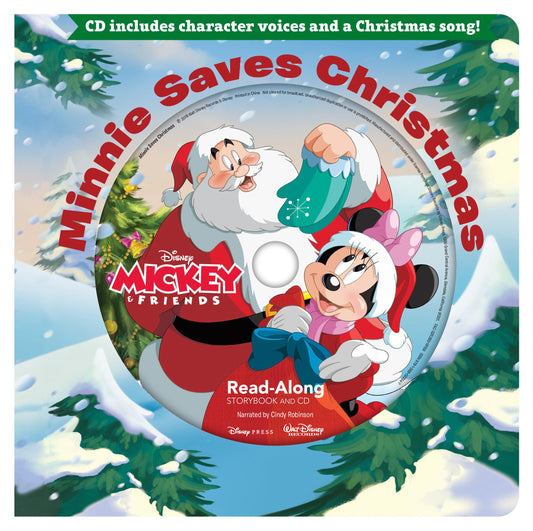 Minnie Saves Christmas ReadAlong Storybook & CD (Read-Along Storybook and CD) - 1172