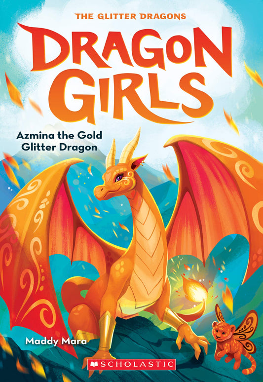 AZMINA THE GOLD GLITTER DRAGON ( - 7729