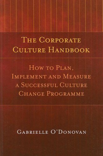 The Corporate Culture Handbook: How to Plan, Implement and Measure a Successful Culture Change Programme - 2414