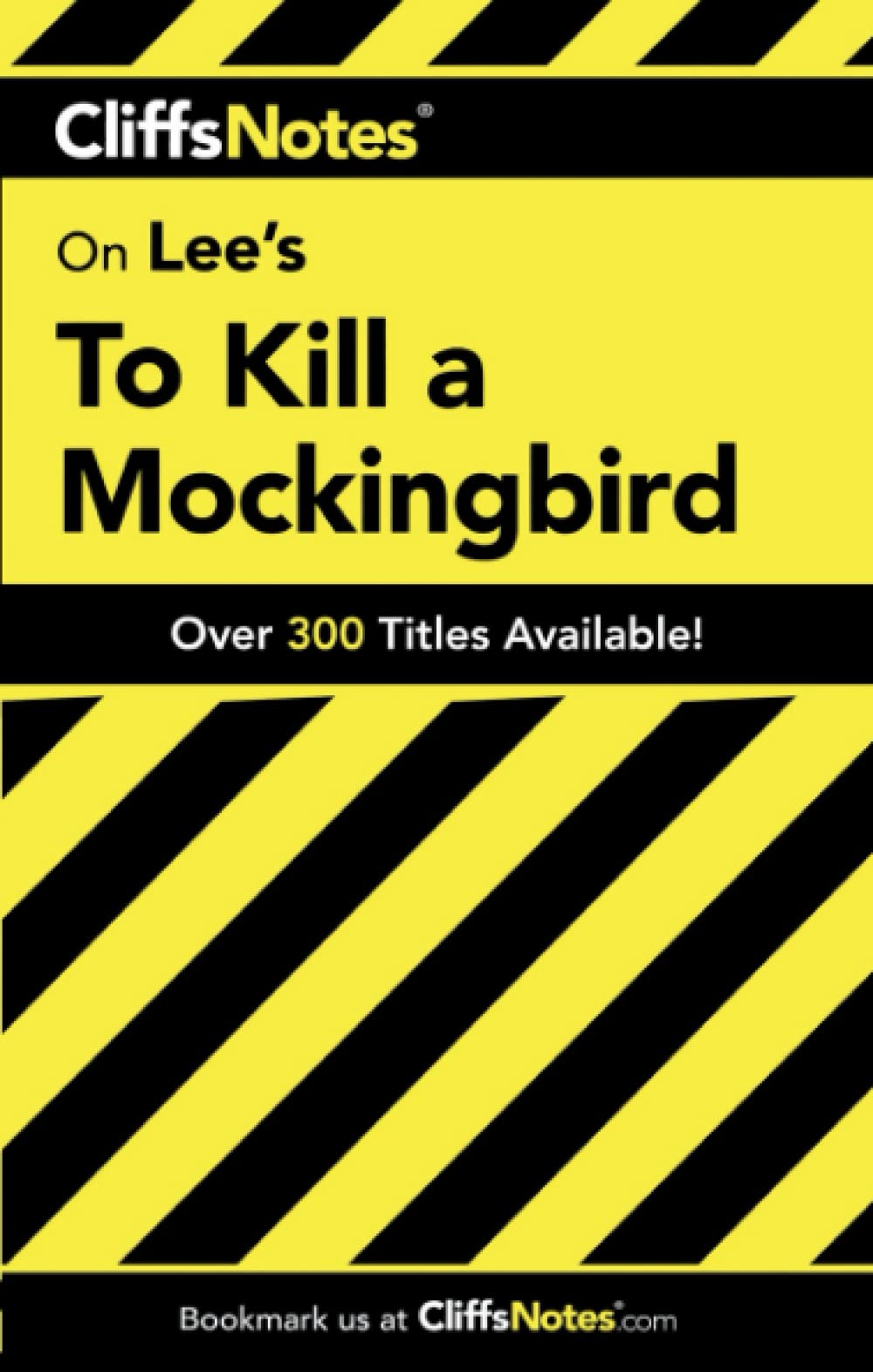 On Lee's To Kill a Mockingbird (Cliffs Notes) - 503