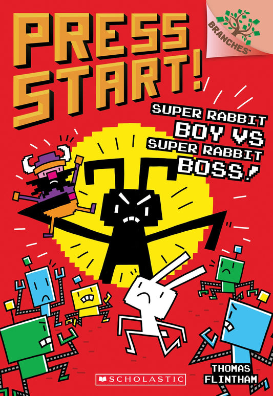 Super Rabbit Boy vs. Super Rabbit Boss!: A Branches Book (Press Start! #4) (4) - 6062