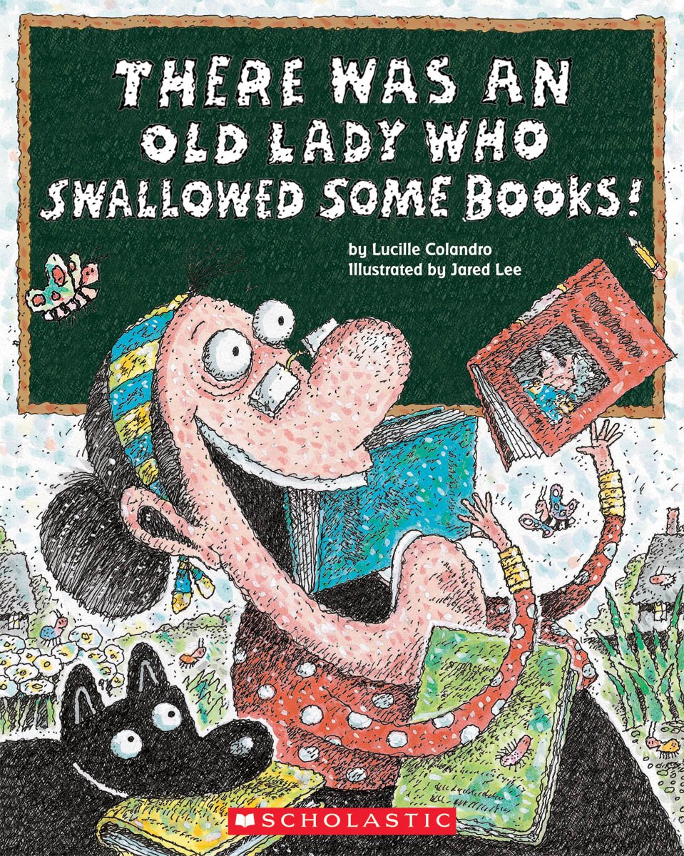 There Was an Old Lady Who Swallowed Some Books! - 9346