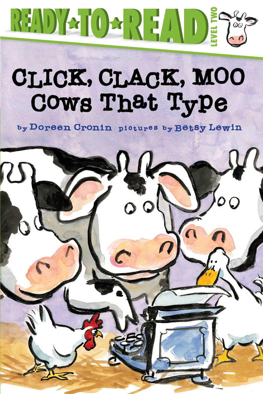 Click, Clack, Moo/Ready-to-Read Level 2: Cows That Type (A Click Clack Book) - 8218