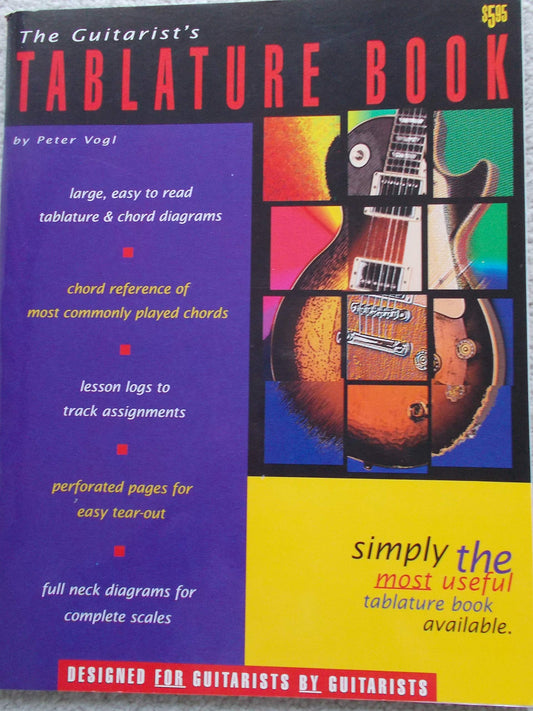 The Guitarist's Tablature Book - Blank Guitar Tab Paper - 6783