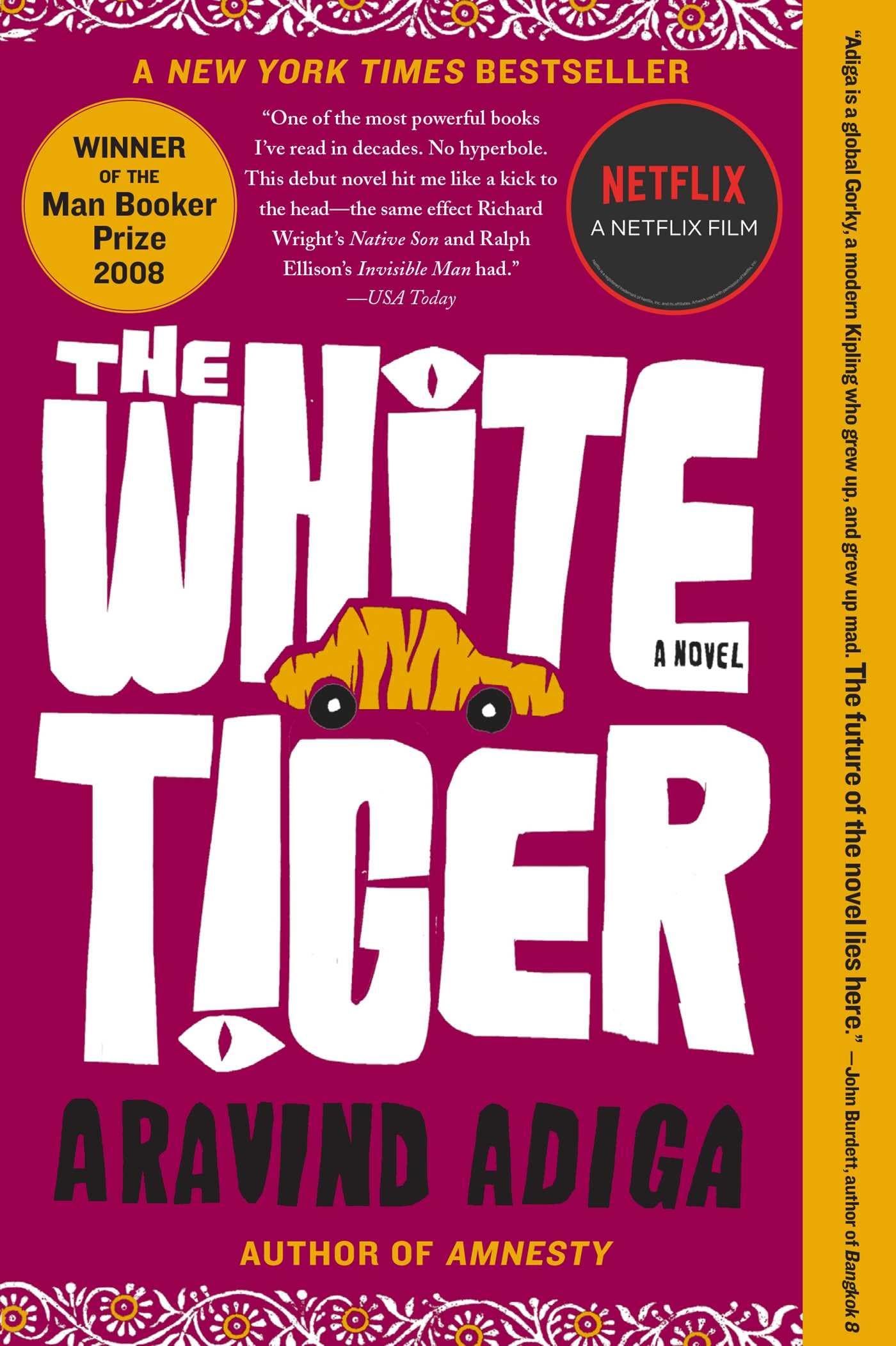 THE WHITE TIGER: A NOVEL - 5589