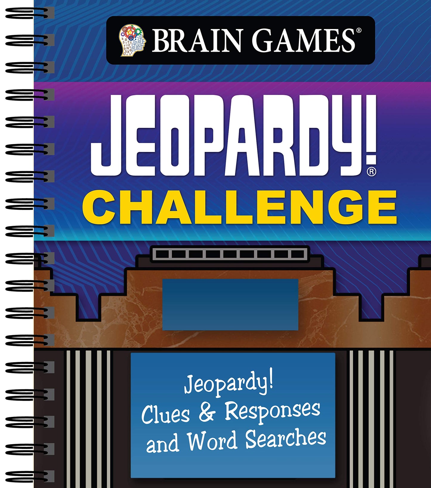 Brain Games - Jeopardy! Challenge: Jeopardy! Clues & Responses and Word Searches - 8675
