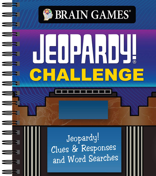 Brain Games - Jeopardy! Challenge: Jeopardy! Clues & Responses and Word Searches - 8675