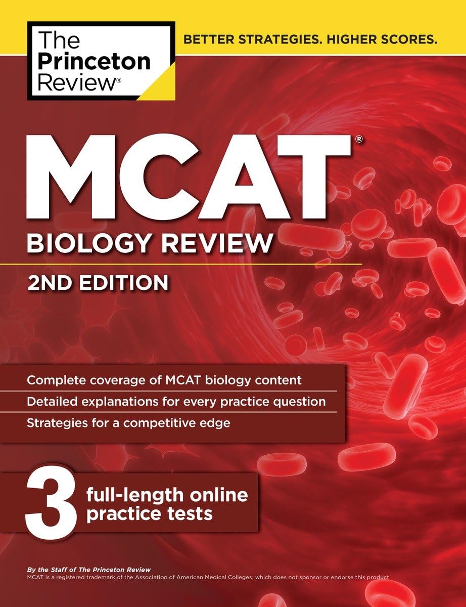 MCAT Biology Review, 2nd Edition (Graduate School Test Preparation) - 1393