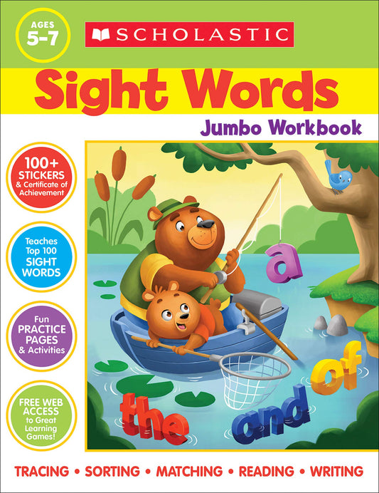 Scholastic Sight Words Jumbo Workbook - 7017