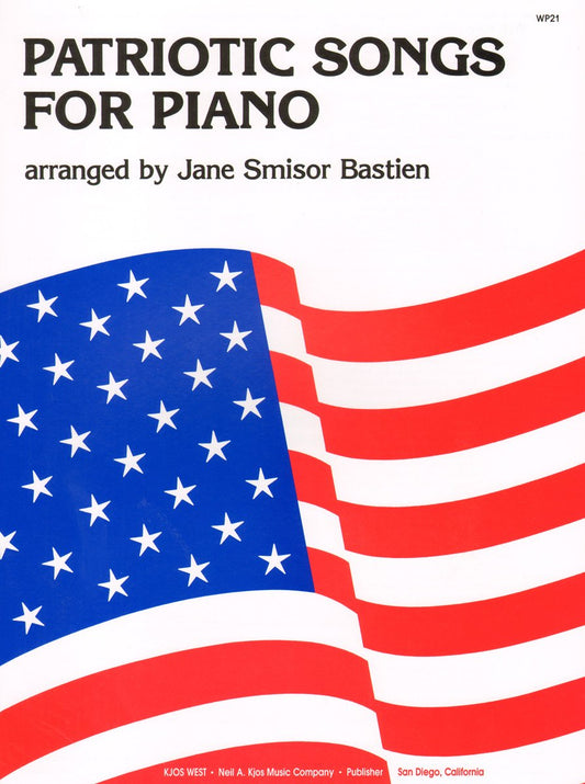 WP21 - Patriotic Songs For Piano - 7599