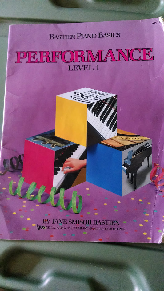 WP211 - Bastien Piano Basics - Performance Level 1 - 9703