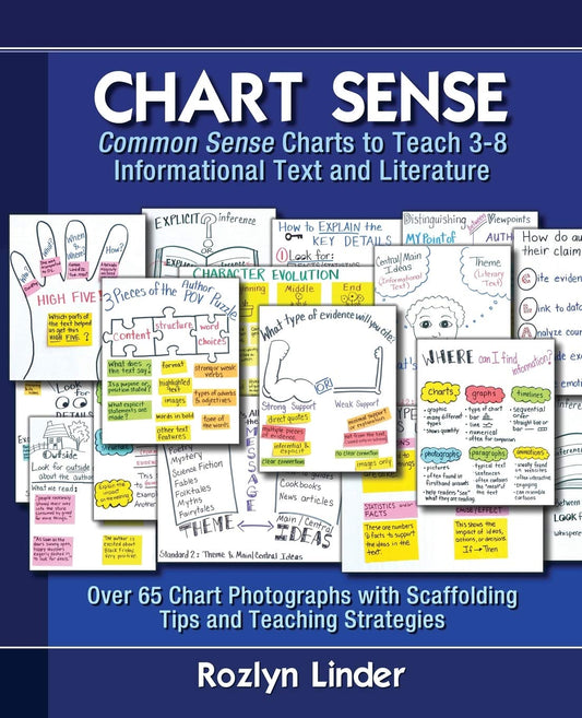 Chart Sense: Common Sense Charts to Teach 3-8 Informational Text and Literature - 368