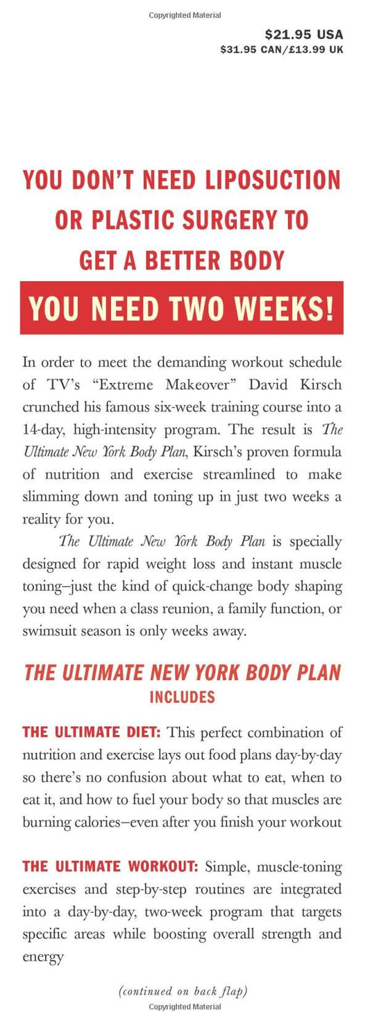 The Ultimate New York Body Plan: Just 2 weeks to a total transformation - 9359