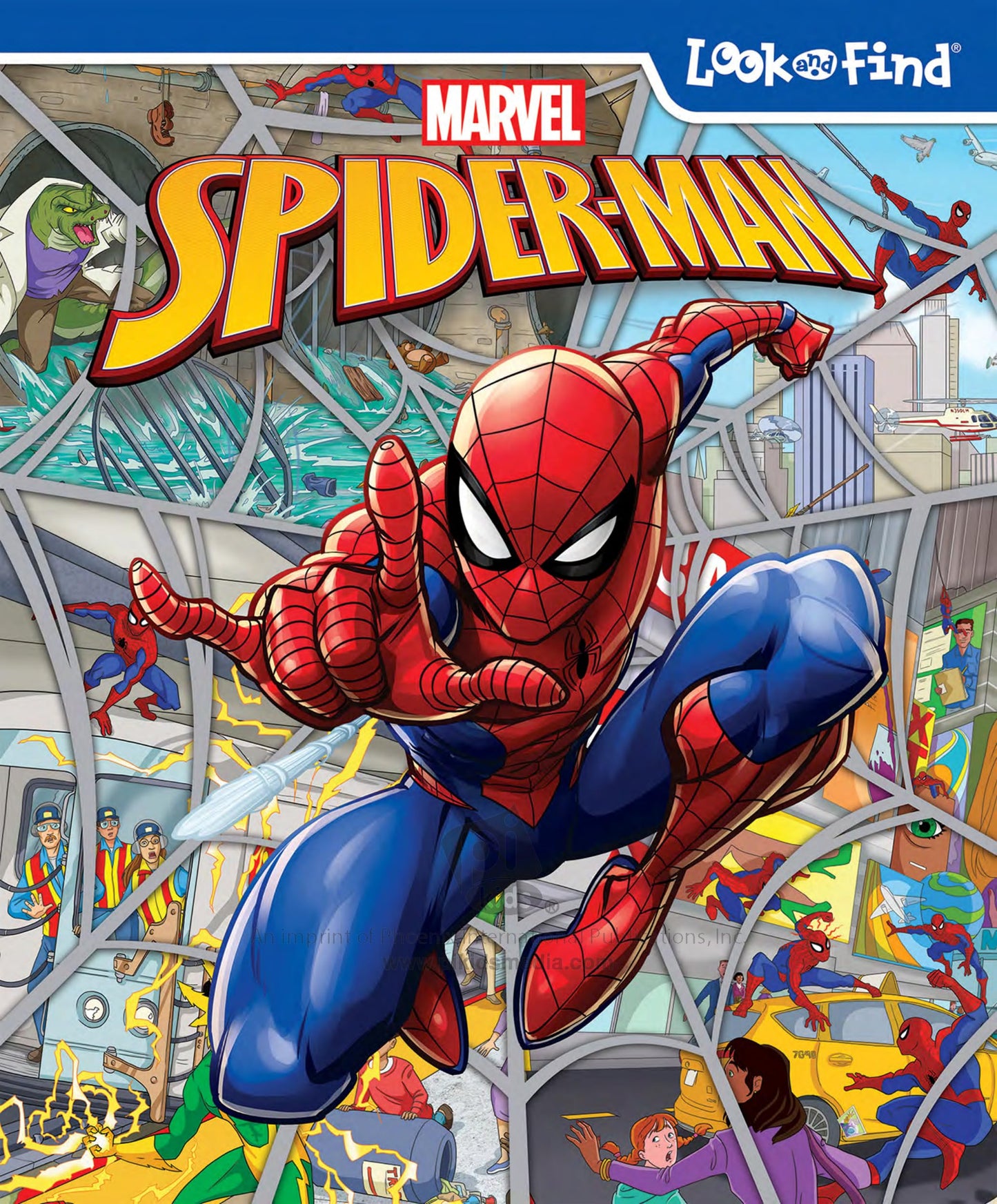 Marvel Spider-Man Look and Find Activity Book - PI Kids - 1311