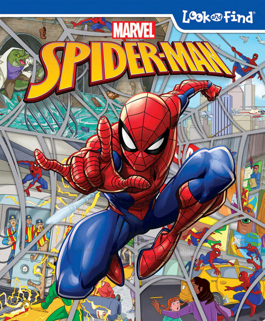Marvel Spider-Man Look and Find Activity Book - PI Kids - 1311