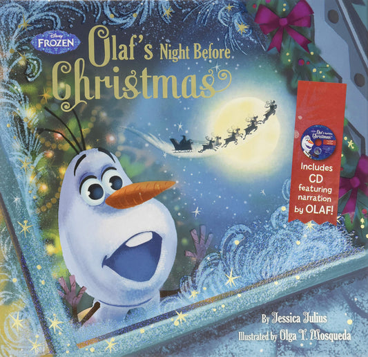 Frozen Olaf's Night Before Christmas Book & CD - 4544
