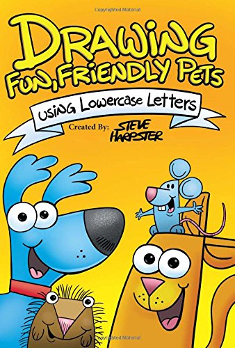 Drawing Fun, Friendly, Pets Using Lowercase Letters - 2872