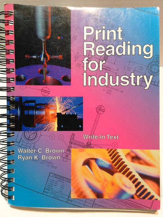 Print Reading for Industry: Write-In Text - 9433