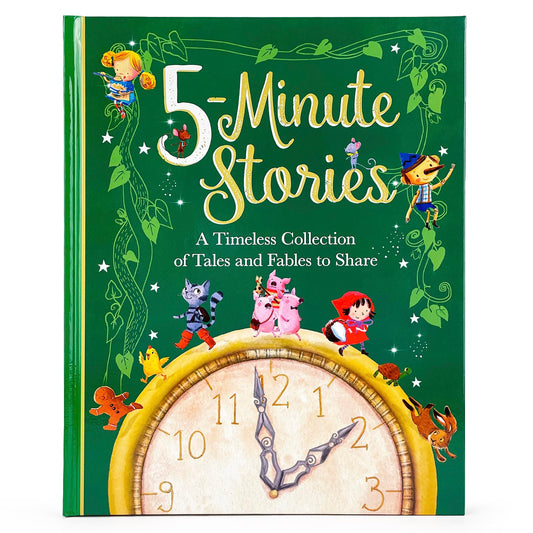Five Minute Stories Treasury: A Timeless Collection of Favorite Stories, Tales, and Fables for Children (Hardcover Storybook Treasury) - 3028