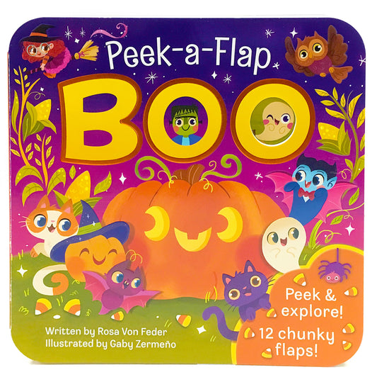 Boo Halloween Lift-a-Flap Board Book Ages 0-4 (Peek-A-Flap) - 6341