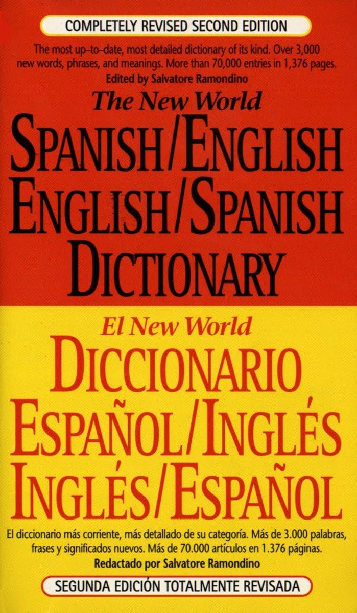 The New World Spanish/English, English/Spanish Dictionary (El New World Diccionario espaol/ingls, ingls/espaol) (Spanish and English Edition) - 7856