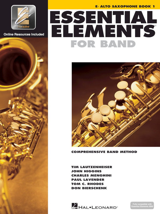 Essential Elements Band with EEi: Eb Alto Saxophone, Book 1 - 4395