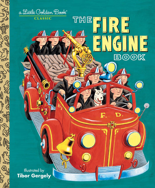 The Fire Engine Book (Little Golden Book) - 6749
