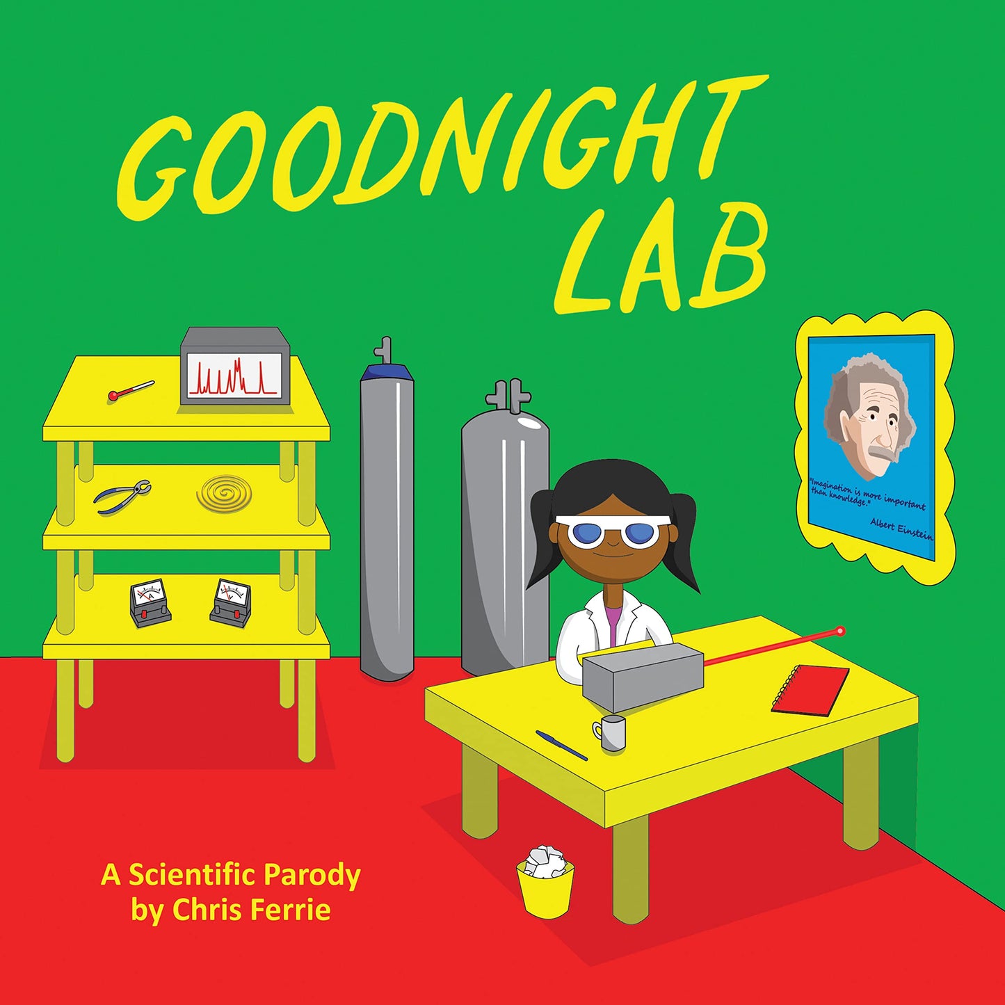 Goodnight Lab: A Scientific Parody Bedtime Book for Toddlers (Funny Gift Book for Science Lovers, Teachers, and Nerds) - 1223
