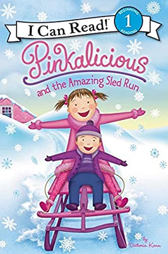 Pinkalicious and the Amazing Sled Run: A Winter and Holiday Book for Kids (I Can Read Level 1) - 9043