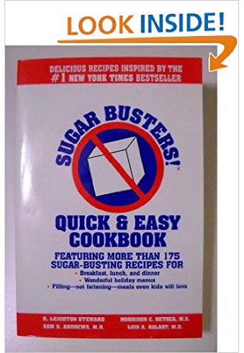 Sugar Busters Quick and Easy Cookbook - 6750