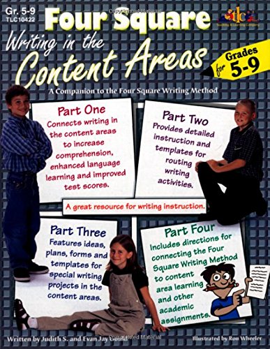 Writing in the Content Area: Grades 5-9 (Four Square) - 8756