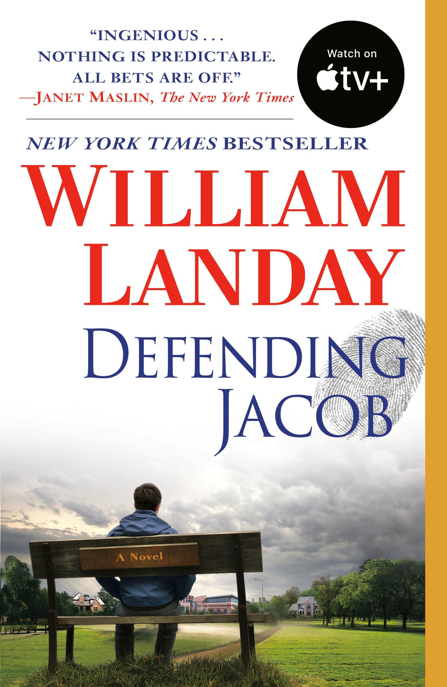 DEFENDING JACOB: A NOVEL - 8212