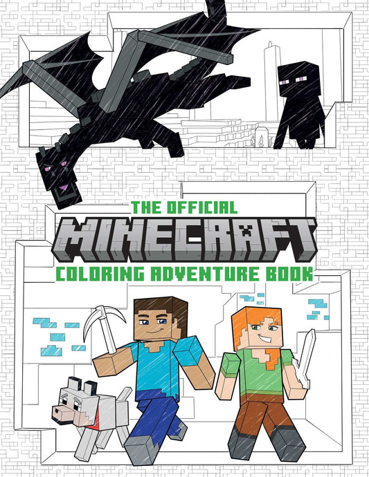 The Official Minecraft Coloring Adventures Book: Create, Explore, Color!: For Young Artists and Kids 5-10 (Gaming) - 6780
