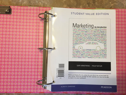 Marketing: An Introduction (12th Edition) - 8211