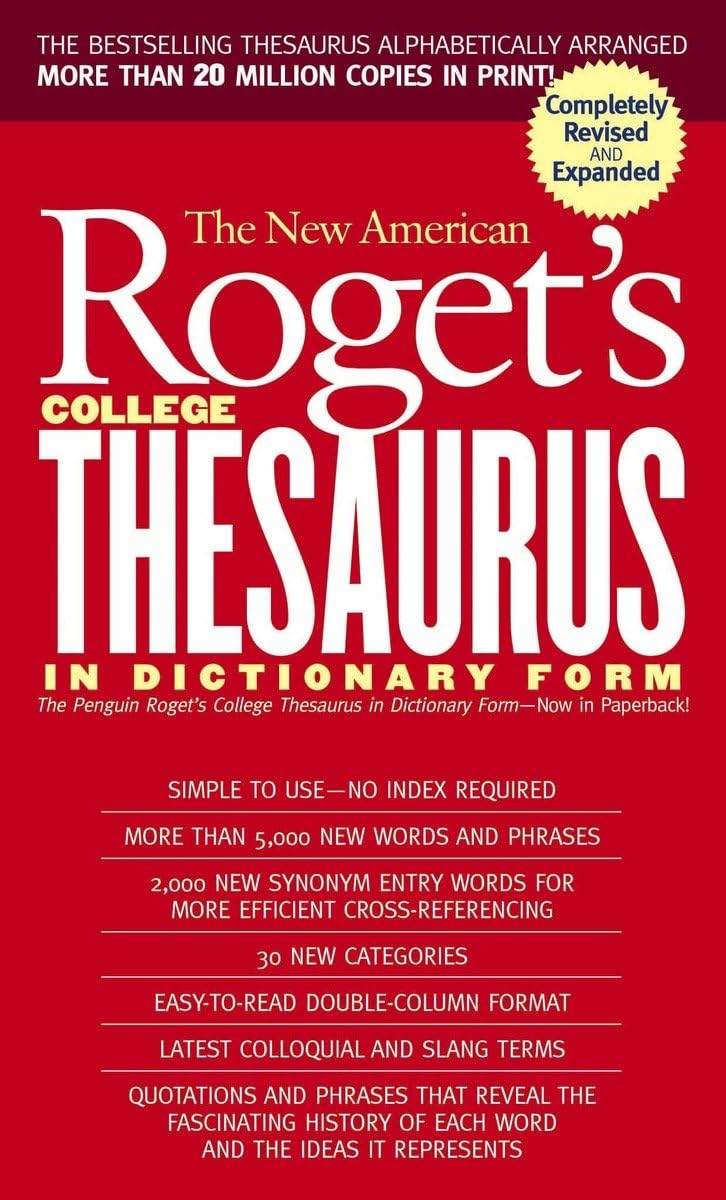 NEW AMERICAN ROGET'S COLLEGE THE - 8814