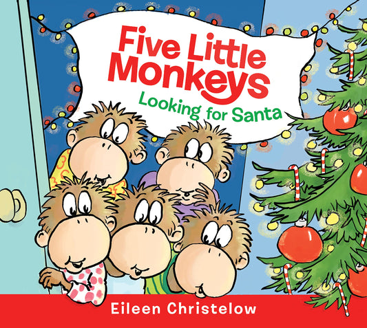 Five Little Monkeys Looking for Santa Board Book - 2933