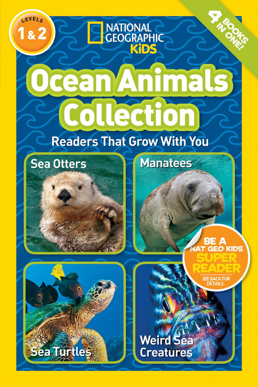 Ocean Animals Collection (National Geographic Kids Readers, Levels 1 & 2): Readers That Grow With You - 8068