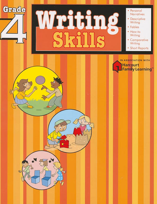 Writing Skills: Grade 4 (Flash Kids Harcourt Family Learning) - 255