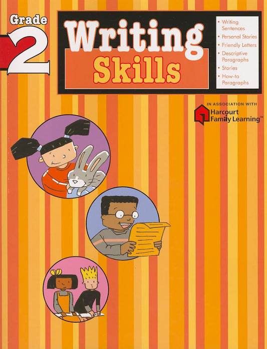 Writing Skills: Grade 2 (Flash Kids Harcourt Family Learning) - 1172
