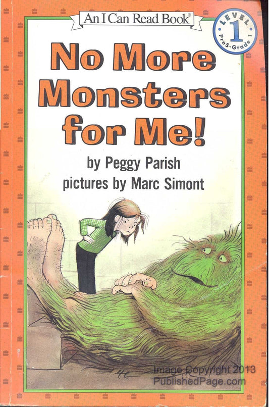 No More Monsters for Me! (I Can Read Level 1) - 760