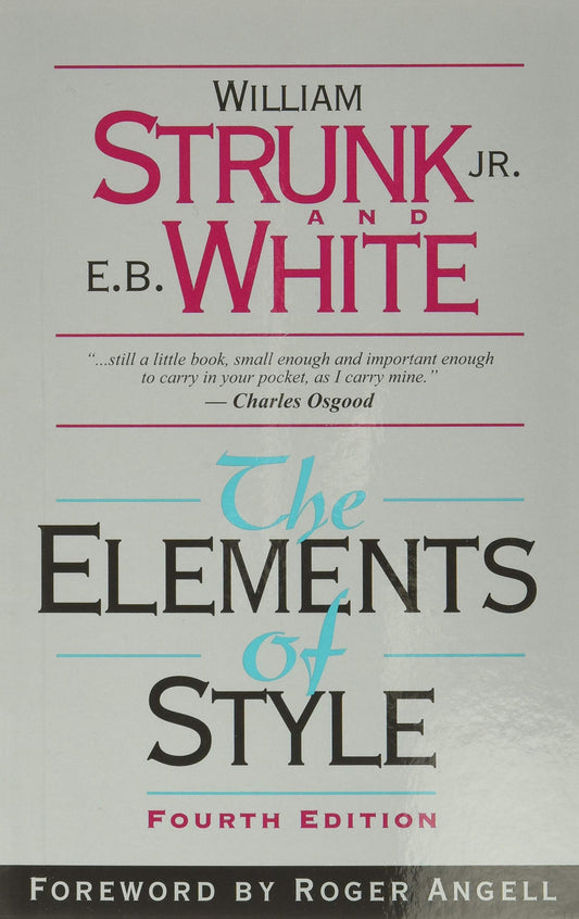 The Elements of Style (4th Edition) - 1730
